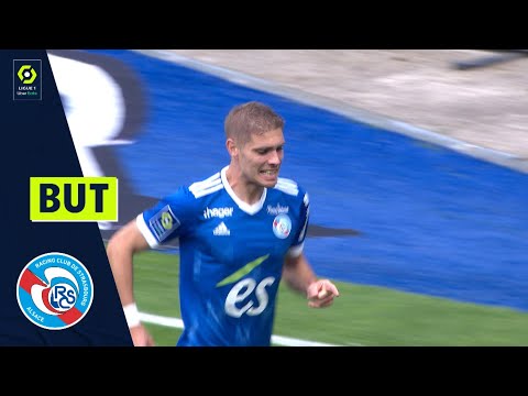 But Maxime LE MARCHAND (26' - RCSA) RC STRASBOURG ALSACE - AS SAINT-ÉTIENNE (5-1) 21/22