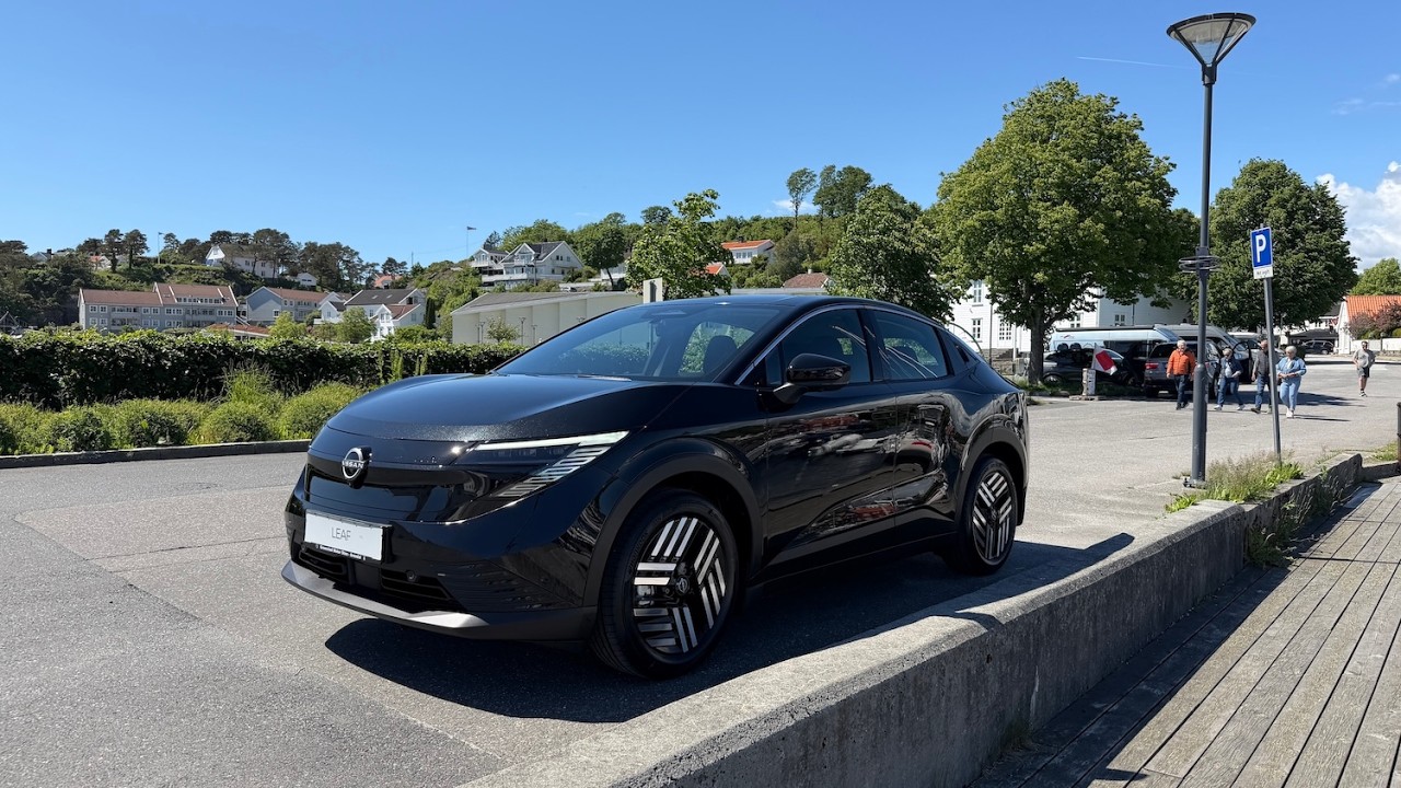 Nye Nissan Leaf kort test i Norge av Long Range utstyrsnivå Engage+