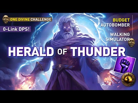 【1 Div Exile | Ep.2】0-Link Herald of Thunder "Effortlessly" AUTObombing your way up to T16! 3.22