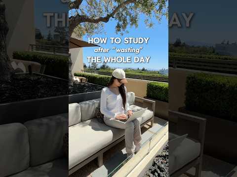 How to Study After “Wasting” the Whole Day 😮‍💨 #studytips #studywithme #college #productivity