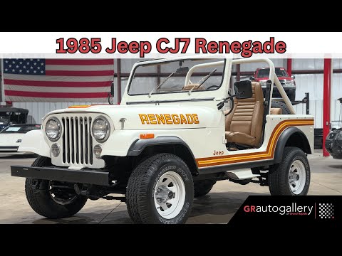 11k-Mile 1985 Jeep CJ-7 Renegade