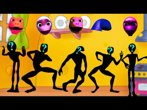 Anti-Patila Wrong Heads Patila and Dame tu Cosita - Anti-Patila Challenge Shadow Head Game Dance №4