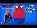 Spiderman Giant Suprise Egg On HobbyFamilyTV