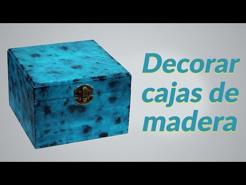 Decorar cajas de madera