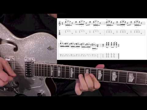 Twangy Lick#6 - Rockabilly Guitar - Les Paul style Trills