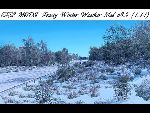 Frosty Winter Weather Mod v.8.5 ETS 2. 1.41.