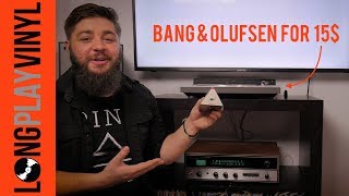 Turntable Setup Under $50 - Thrift Store vinyl record player, receiver and speakers