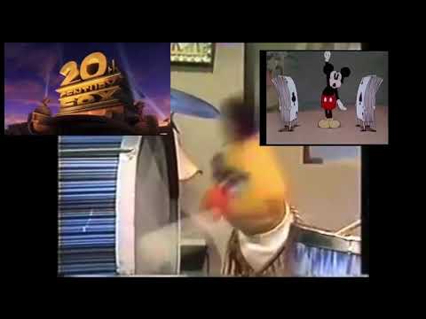 20th Century Fox Fanfare with Bert, Ernie, Mickey and The Chipmunks