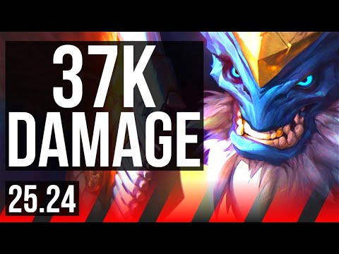 MALPHITE vs IRELIA (TOP) | Perfect KDA: 13/0/8, 37K damage | KR Grandmaster | 25.24