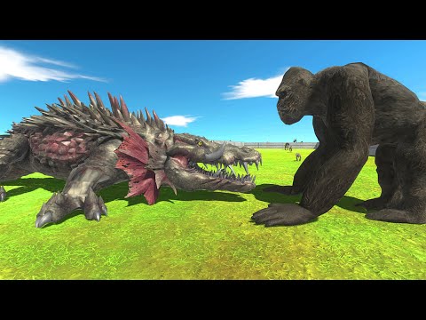 LIZZIE RAMPAGE (Remastered) DEATH RUN - Animal Revolt Battle Simulator