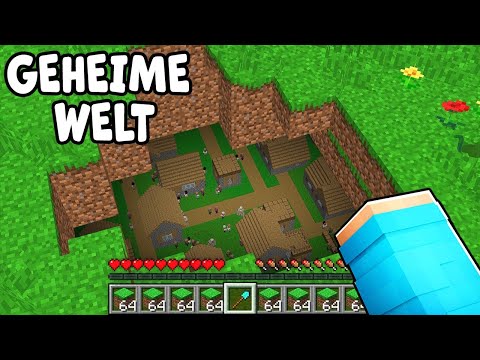 Ich HABE eine GEHEIME Minecraft WELT GEFUNDEN!