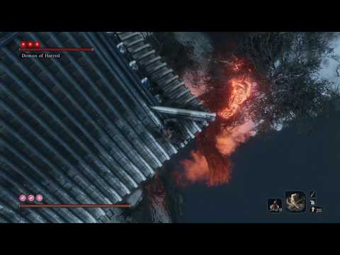 sekiro demon of hatred Easy fast kill no damage - Cheese