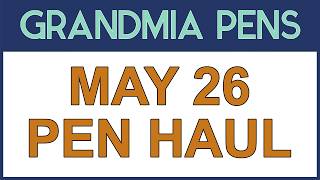 MAY 26 PEN HAUL