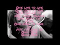 Only One- Alex Max Band ~LYRICS~ 