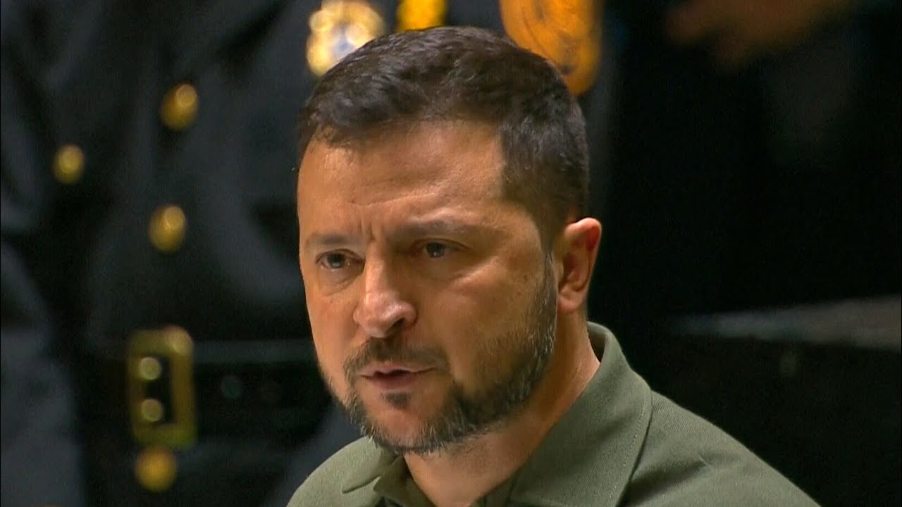 Zelenskyy calls for continued support against "even greater" Russian threat | UNITED NATIONS SPEECH