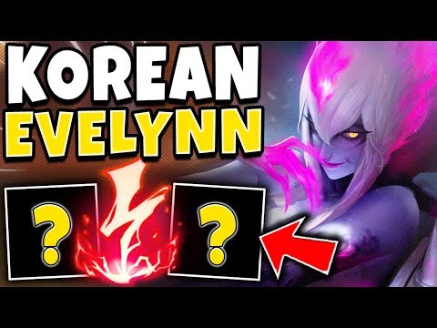 THIS KOREAN EVELYNN BUILD IS LEGIT FREE WINS! FT. HASHINSHIN - League of Legends