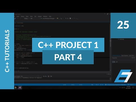 C++ Programming Tutorials - 25 - C++ Project 1 Finite State Machine Part 4 Eric Liang