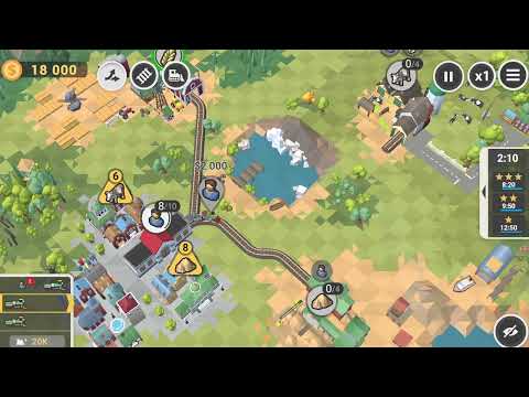 Train Valley II. Level 2. The Farm. 5 Stars.