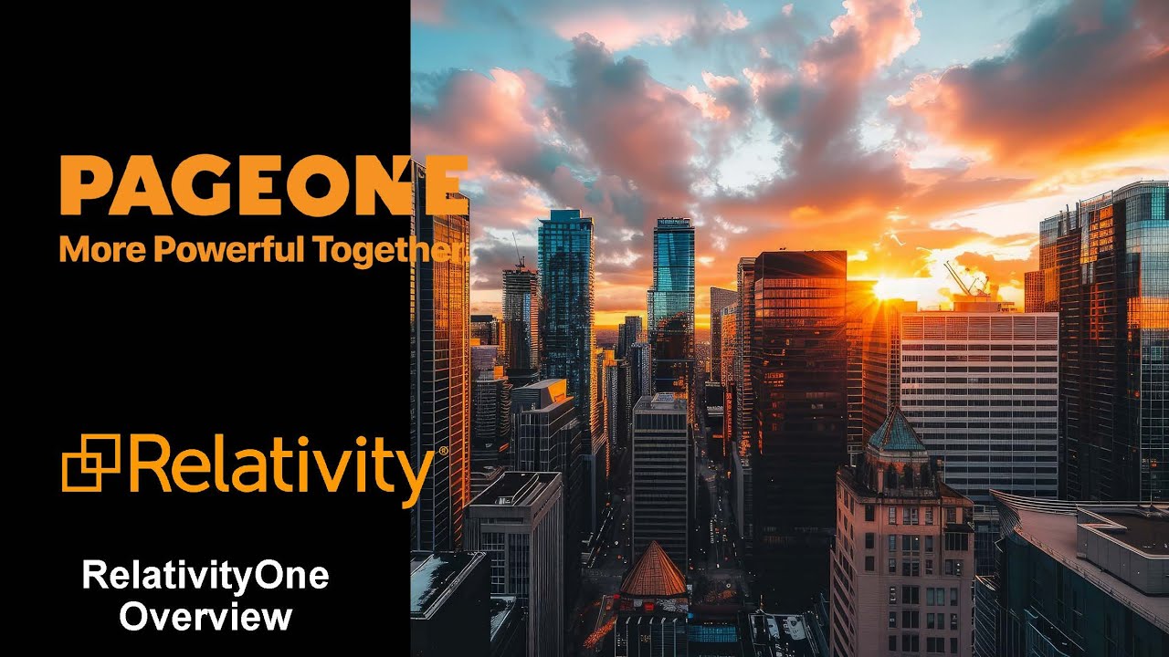 RelativityOne Overview