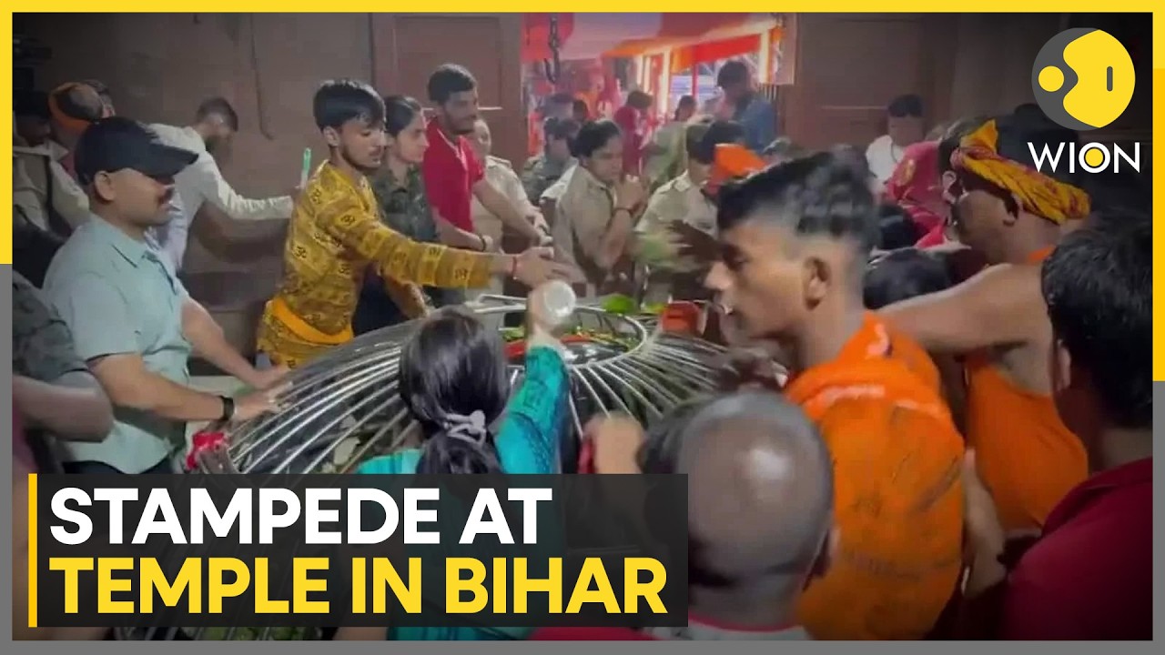 Bihar Lakhisarai Stampede: Eight Devotees Killed And Several Injured At Ashok Dham Temple | WION