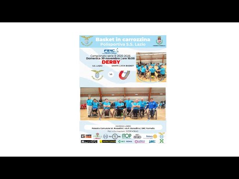 DERBY - SS LAZIO BASKET IN CARROZZINA vs SANTA LUCIA BASKET ROMA