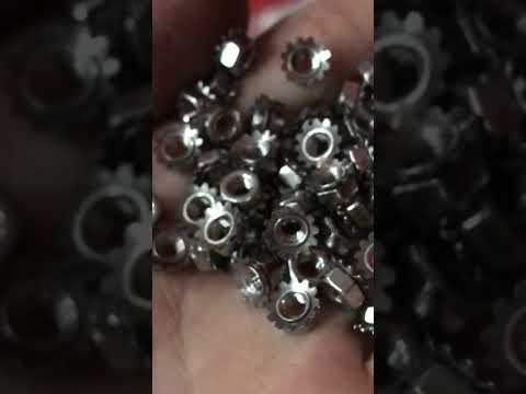 Keps Nuts Stainless Steel 304 Multi tooth K type Gear Toothed Lock Washer Nuts