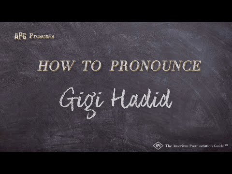 How to Pronounce Gigi Hadid (Real Life Examples!)