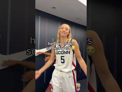 “trust fall” 😭😭 #paigebueckers #kkarnold #uconnwbb