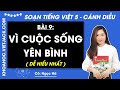 Giải sgk Tiếng Việt lớp 5 Bài 9: Vì cuộc sống yên bình