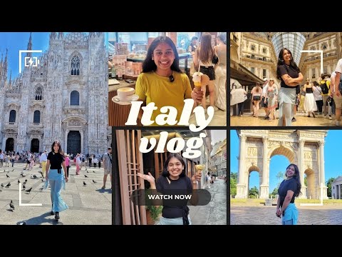 Milan City Tour | Milan Italy Travel Vlog | Italian Food Review | Milan Italy Travel Guide