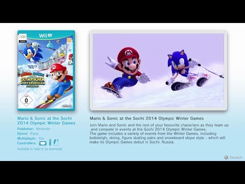 Mario & Sonic @ Sochi INTERACTIVE DEMO Game Play (Wii U Kiosk Unit)