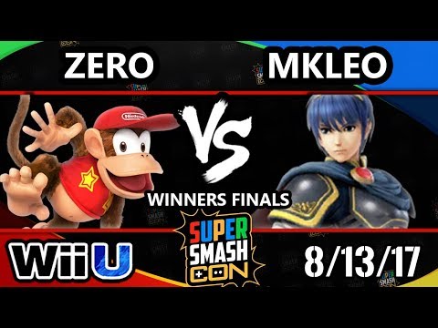 Smash Con 2017 Smash 4 - TSM | Zero (Diddy Kong) Vs. FOX MVG | MKLeo (Marth) Wii U WF