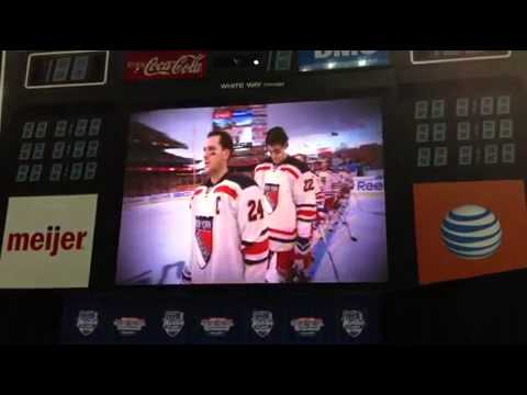 NHL Winter Classic highlights video shown at news conference announcing 2014 game