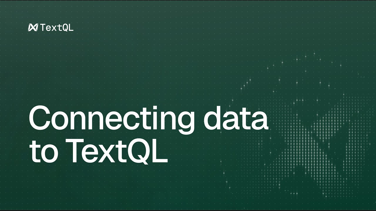 Ana by TextQL tutorial