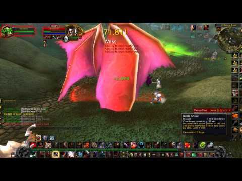Anetheron second boss in mount hyjal as a fury warrior solo