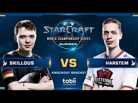 Tobii Eye Tracking - SKillous POV vs Harstem - Knockout Bracket 4 Game 2 - WCS Summer 2019