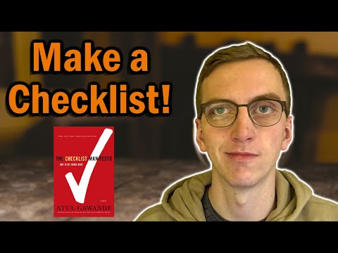 This Booked Changed The Way I Do Everything | The Checklist Manifesto