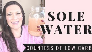 Himalayan Pink Salt Benefits 🌸 Sole Water