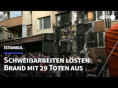 Schweißarbeiten lösten Brand in Istanbul mit 29 Toten aus | AFP