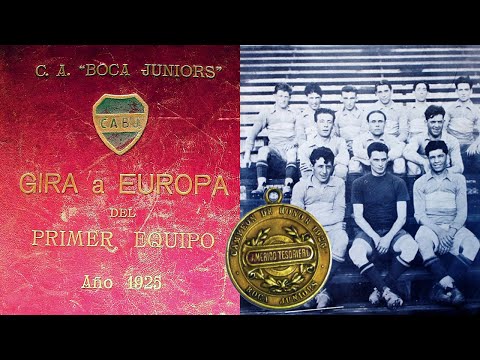 La Gira de Boca por Europa en 1925