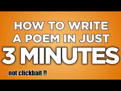 LEARN How to Write a Poem in just 3 MINUTES!! | Gawa ni Kahel