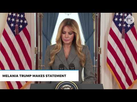 Melania Trump speech denies ties to Jeffery Epstein, says he didn't introduce her to Donald Trump
