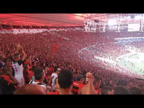 GOL DO FLAMENGO - ELANO DE FALTA CONTRA O EMELEC - LIBERTADORES 2014 - TORCIDA - NAÇÃO