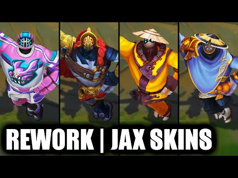 ALL JAX SKINS REWORK 2023 FINAL UPDATE | League of Legends