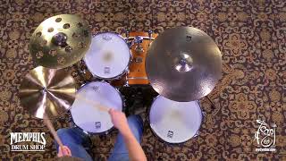 Video thumbnail for Sabian 16" XSR O-Zone Crash Cymbal - 823g (XSR1600B-1012518D) by Memphis Drum Shop