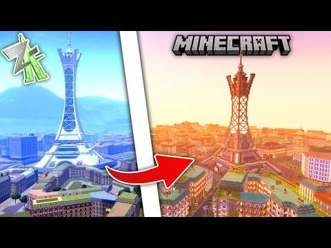 I Built Lumiose City in Minecraft (Pokemon Legends ZA)