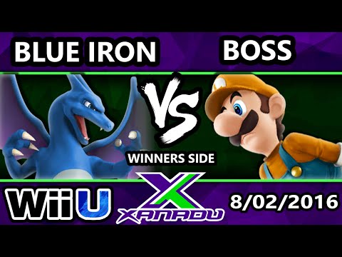 S@X 161 - BlueIron (Charizard) Vs. TCG | Boss (Luigi) SSB4 Tournament - Smash Wii U - Smash 4