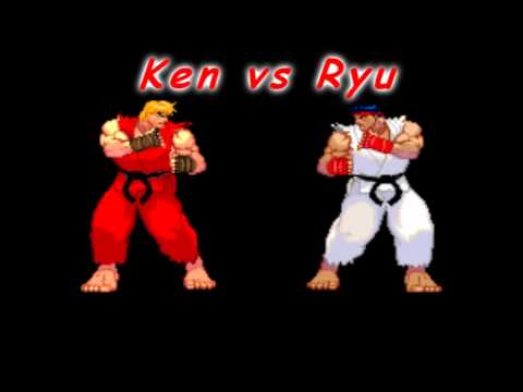 VG Arch Rivals 1 - Ken vs Ryu [Ken's Theme, Ryu's Theme]