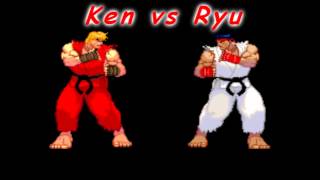 VG Arch Rivals 1 - Ken vs Ryu [Ken's Theme, Ryu's Theme]