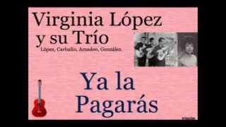 Kadr z teledysku Ya la pagarás tekst piosenki Virginia López